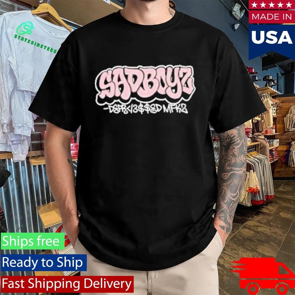 Sad Boyz Graf Shirt Unisex , , , Long Sleeve Tee