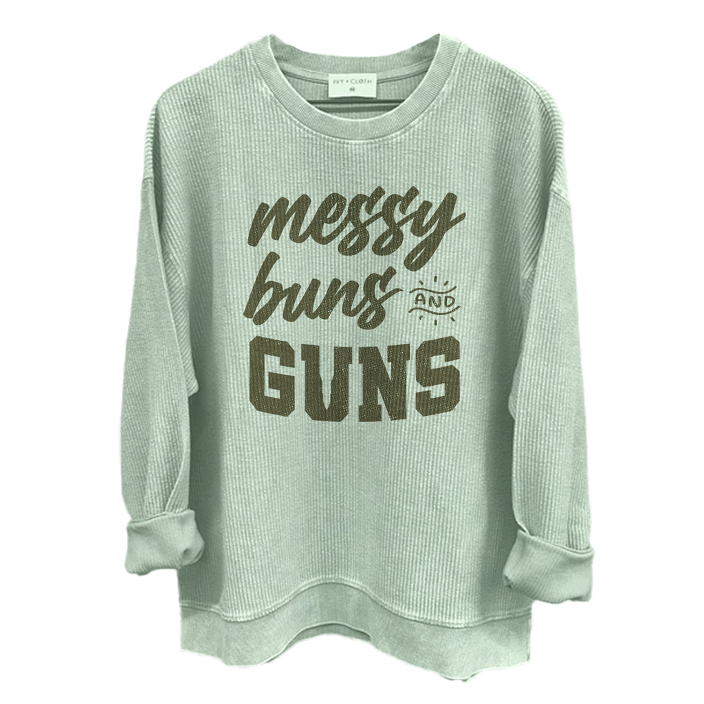 Messy Buns Guns T-Shirts