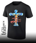 Saint Jesus Christ on a Cross Made of Ice Dice shirt