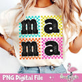 [Sale 45% Off] Checkered Mama Retro Funny Mom Sassy Mom Shirt Motherhood T-Shirts