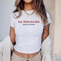 [Sale Up 30%] Liberal 4th July 90s Baby Progressive 4th July Anti Fourth July Y2k Baby T-Shirts