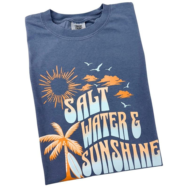 Salt Water & Sunshine Comfort Colors 'NLB' T-Shirts