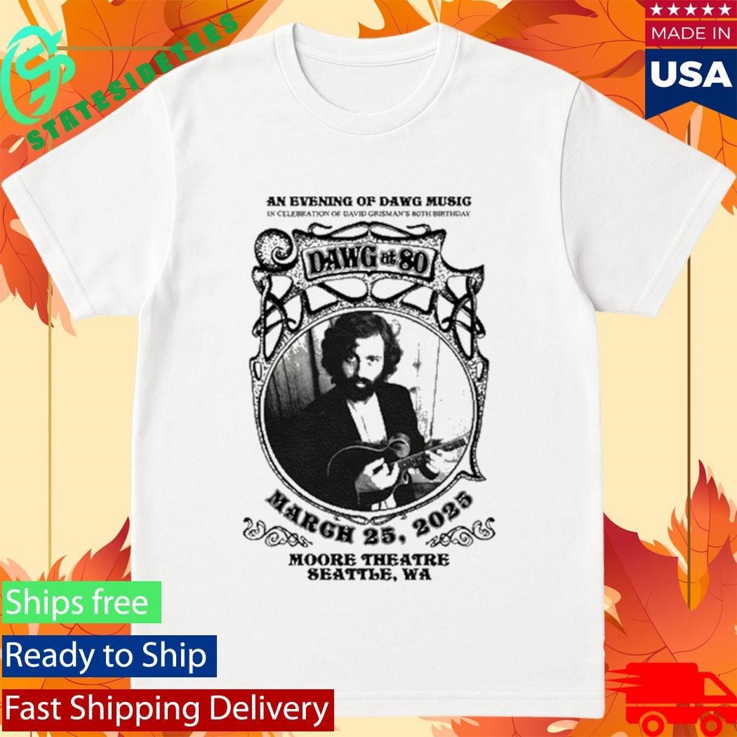 Sam Grisman Project Dawg at 80 Shirt Unisex , , , Long Sleeve Tee