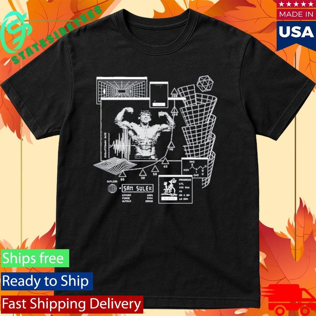 Sam Sulek Cyberwave Shirt Unisex , , , Long Sleeve Tee