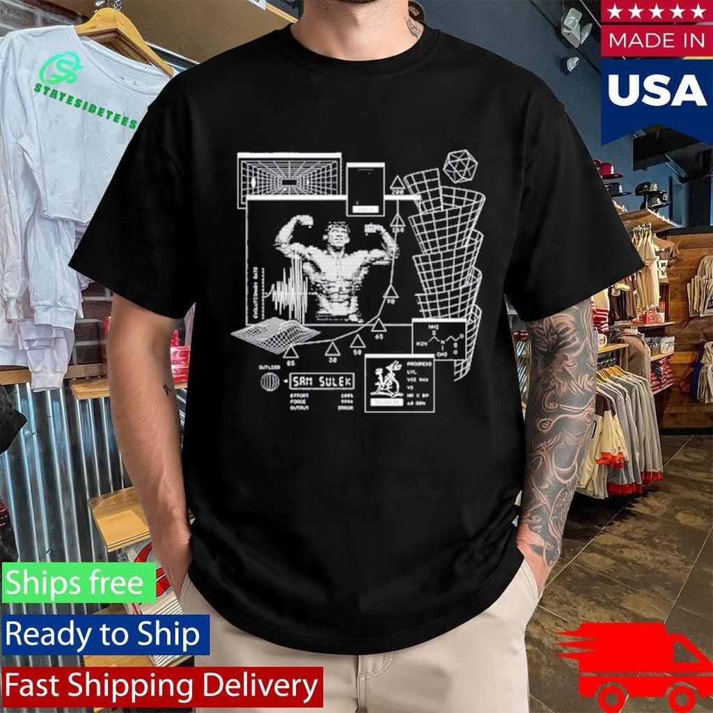 Sam Sulek Cyberwave Shirt Unisex , , , Long Sleeve Tee