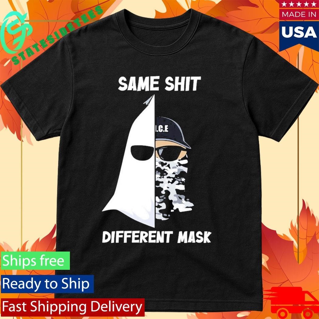 Same Shit Different Mask Ku Klux Klan And Ice Shirt Unisex , , , Long Sleeve Tee