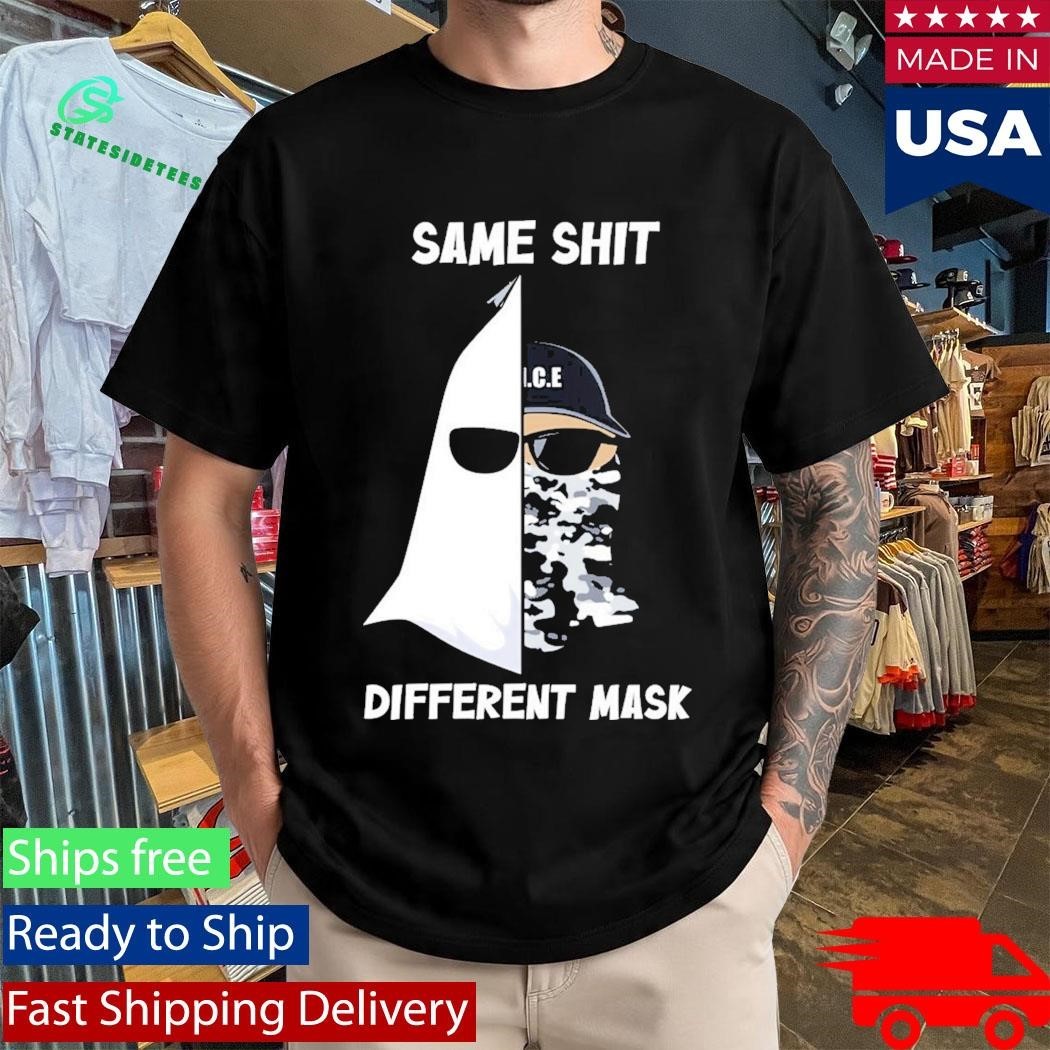 Same Shit Different Mask Ku Klux Klan And Ice Shirt Unisex , , , Long Sleeve Tee