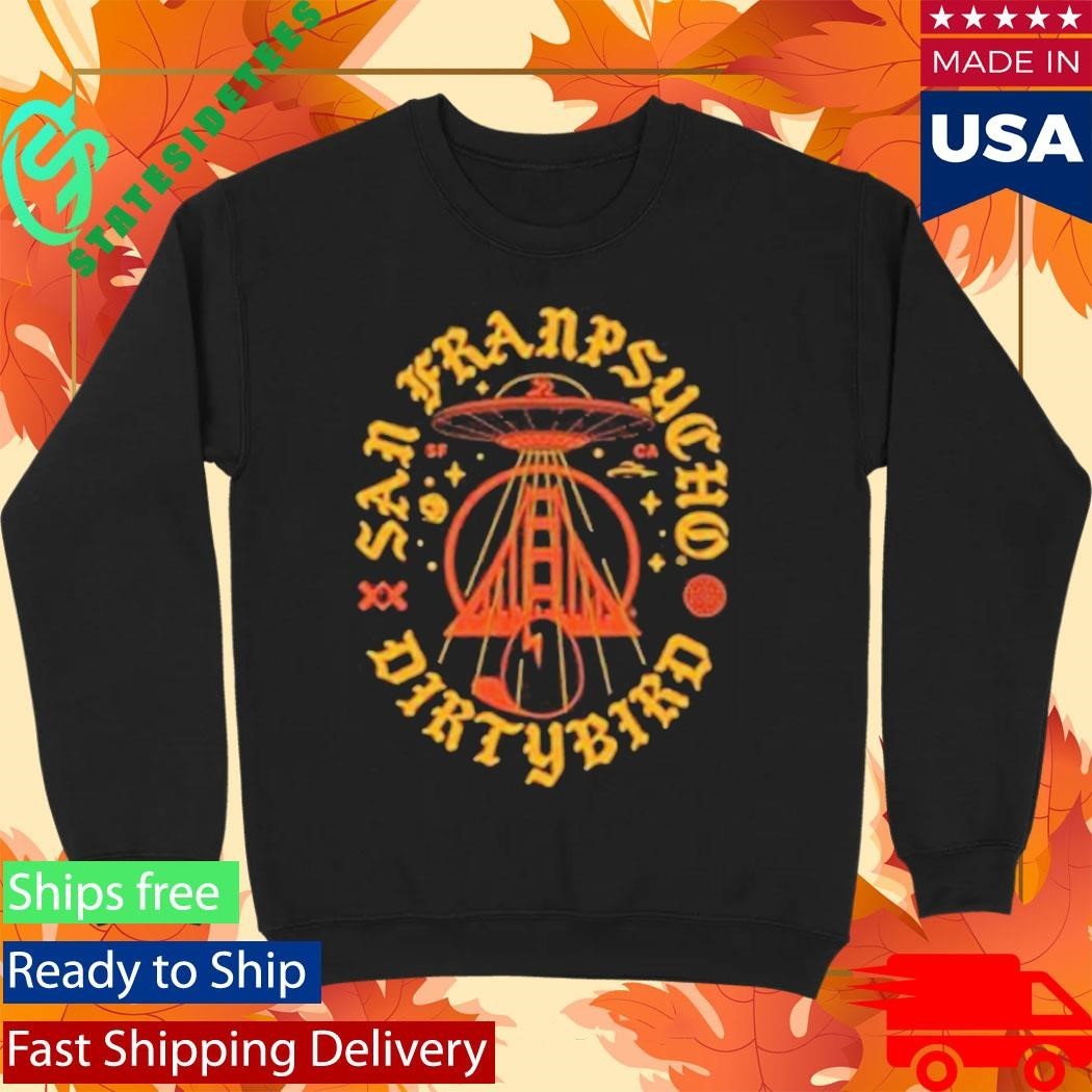 San Franpsycho Dirty Ufo Shirt Unisex , , , Long Sleeve Tee