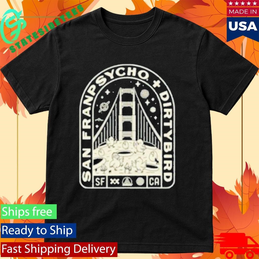 San Franpsycho Moon Bridge Shirt Unisex , , , Long Sleeve Tee