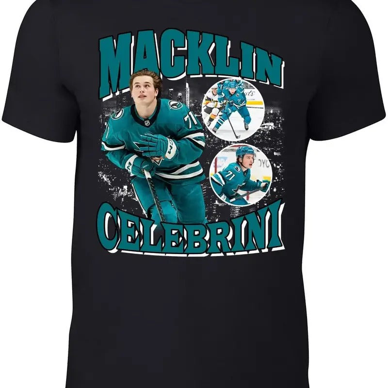 San Jose Macklin Celebrini Bootleg T-Shirts
