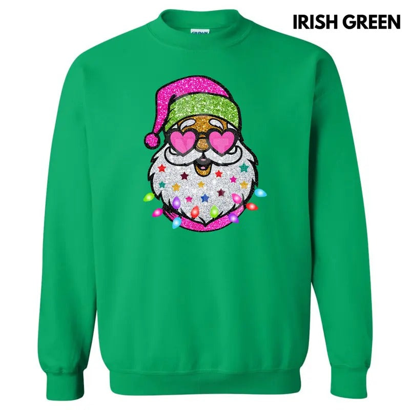 Santa Sunnies FAKE Sequins T-Shirts