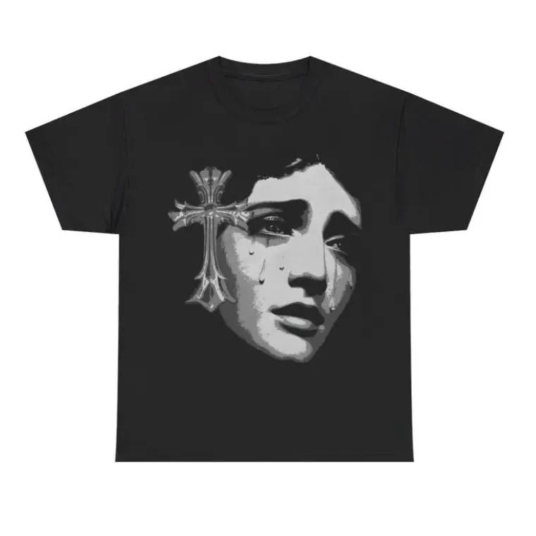 Save Me Cross Girl Casual Classic Size S 3XL Top Womenswear Underwear Humen T-Shirts