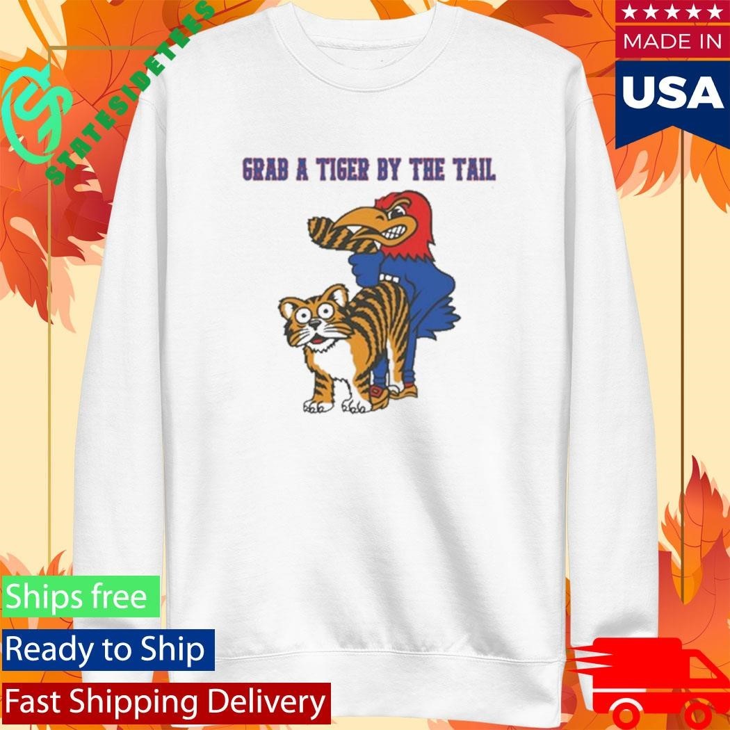 Scot Pollard Grab A Tiger By The Tail Shirt Unisex , , , Long Sleeve Tee