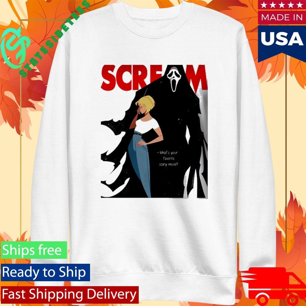 Scream Concept Poster What’s Your Favorite Scary Movie Shirt Unisex , , , Long Sleeve Tee
