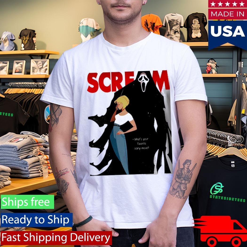 Scream Concept Poster What’s Your Favorite Scary Movie Shirt Unisex , , , Long Sleeve Tee