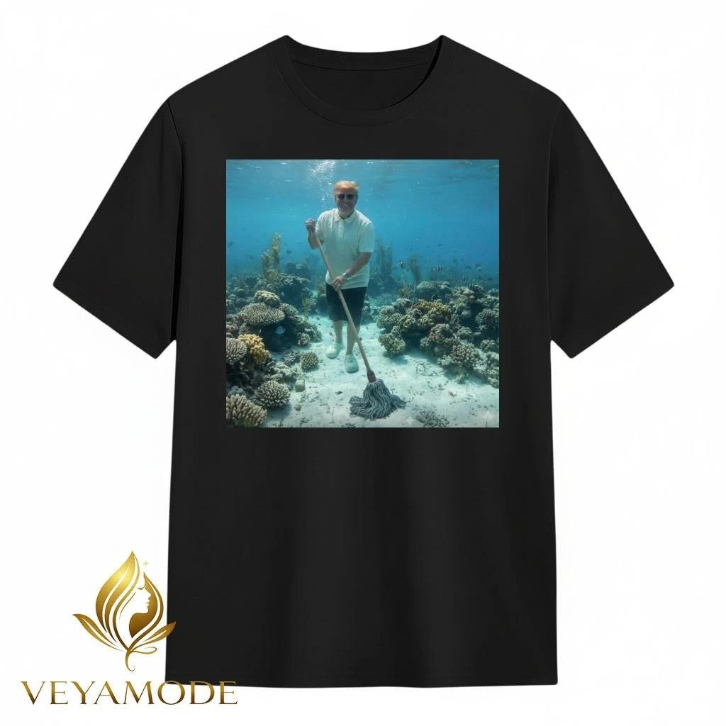 Seabed cleaner Trump tee Unisex , , , Long Sleeve Tee