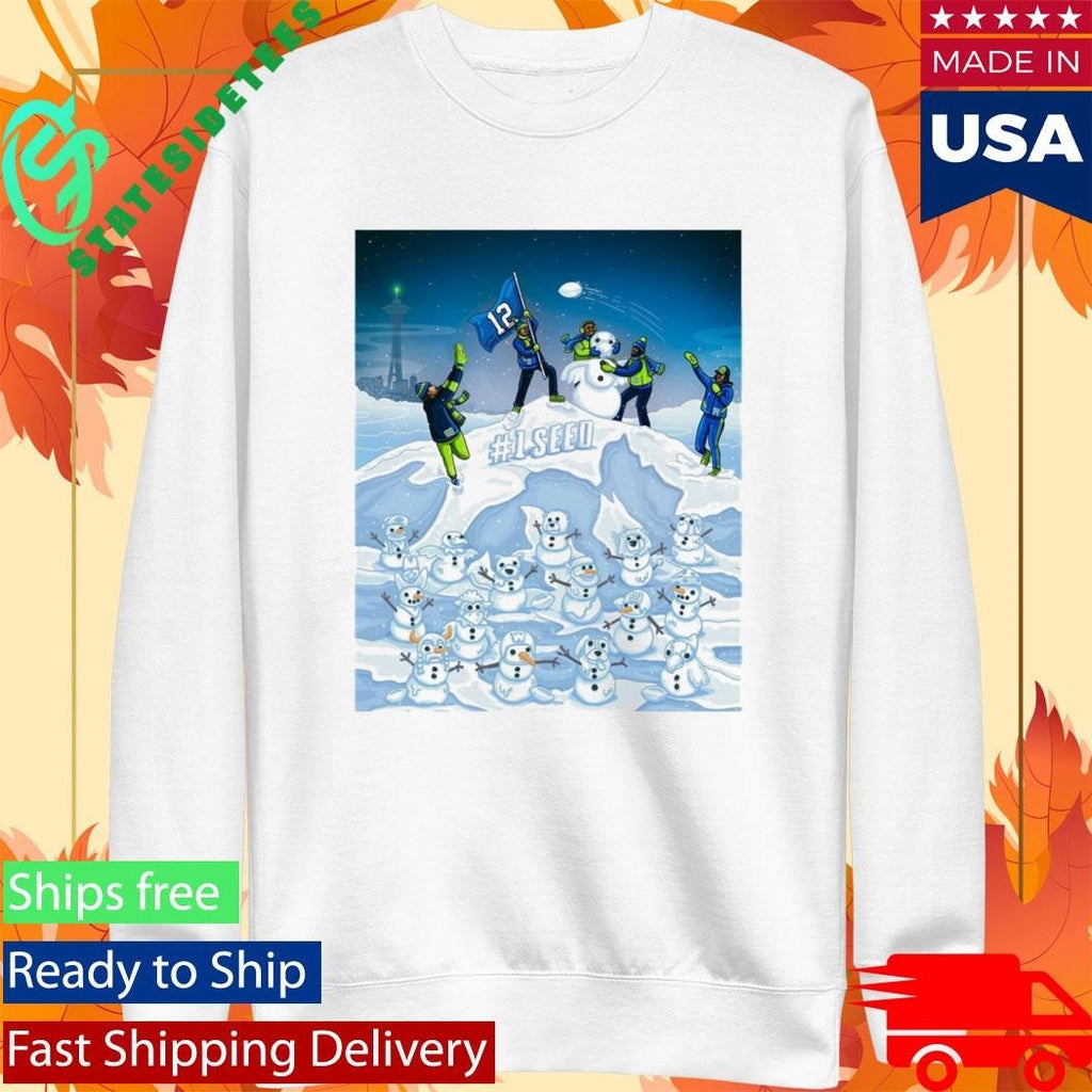 Seahawks 1 SEED Still On Top Shirt Unisex , , , Long Sleeve Tee