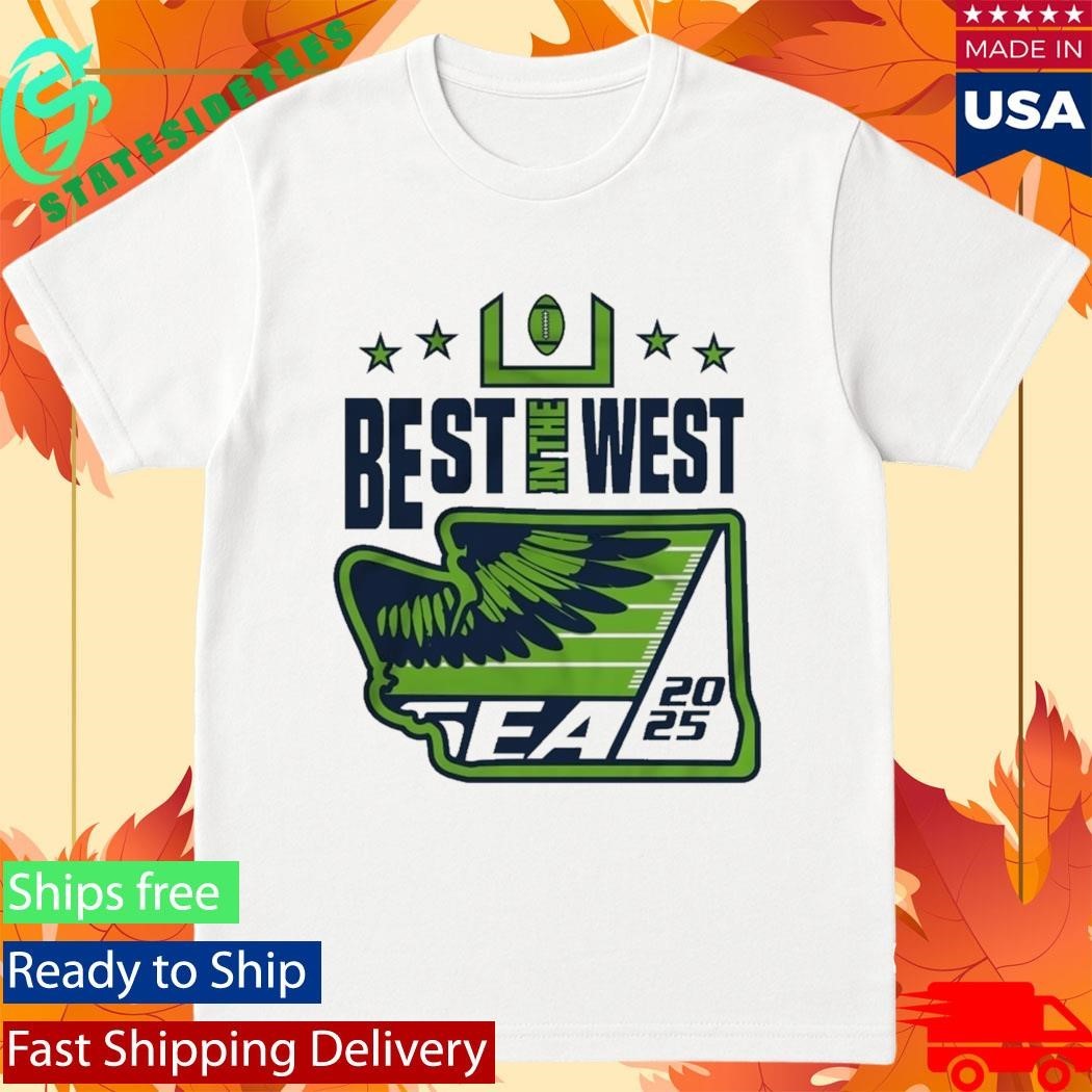 Seattle Best In the West 2025 Football Shirt Unisex , , , Long Sleeve Tee