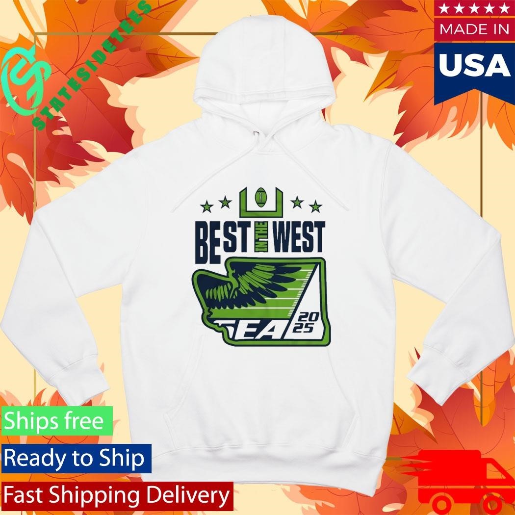 Seattle Best In the West 2025 Football Shirt Unisex , , , Long Sleeve Tee