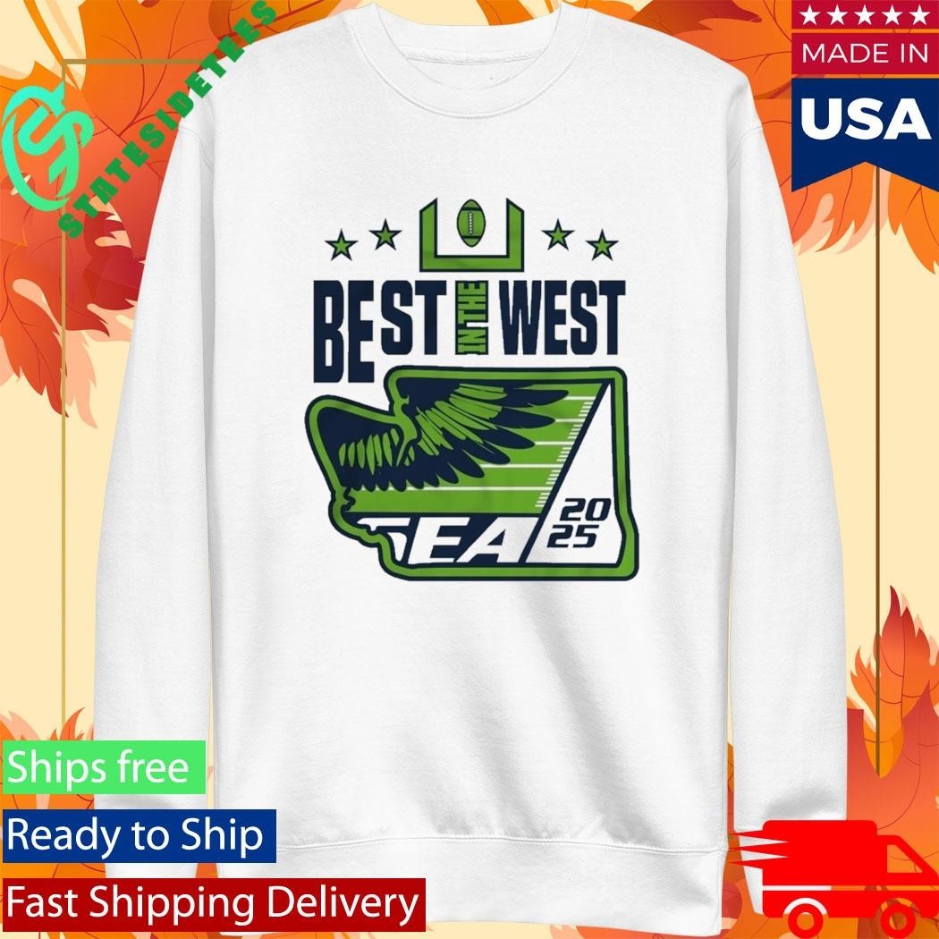 Seattle Best In the West 2025 Football Shirt Unisex , , , Long Sleeve Tee