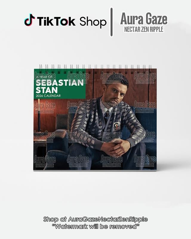 Sebastian Stan 2026 Wall Calendar Planner Unique Fan Her Sebastian Stan Celebrity Celebrity Crush T-Shirts