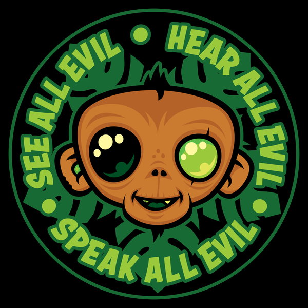 See Hear And Speak All Evil Monkey