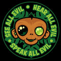 See Hear And Speak All Evil Monkey