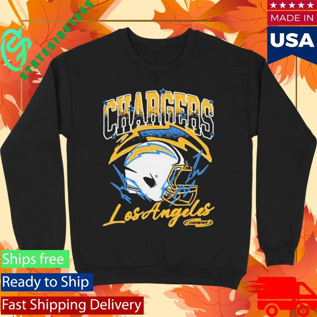 Seen X Los Angeles Chargers Black Vintage Voltage Shirt Unisex , , , Long Sleeve Tee