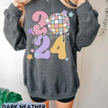 Senior 2024 Retro Class 2024 Groovy Disco 2024 Graduation Sweat Shirt Back School Senior T-Shirts