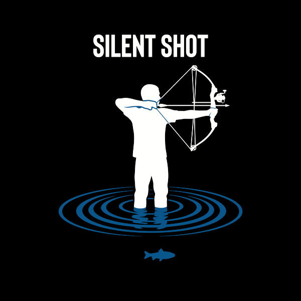 Serene Bowfishing Ripple Silhouette