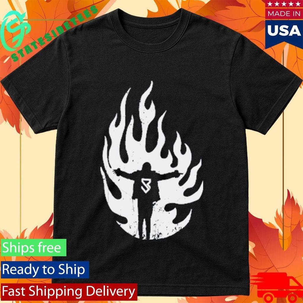 Seth Rollins Flames Shirt Unisex , , , Long Sleeve Tee