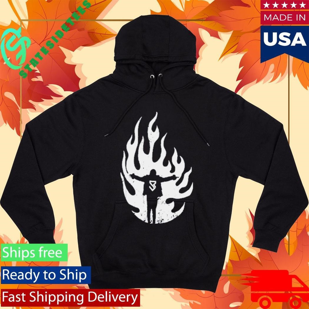 Seth Rollins Flames Shirt Unisex , , , Long Sleeve Tee