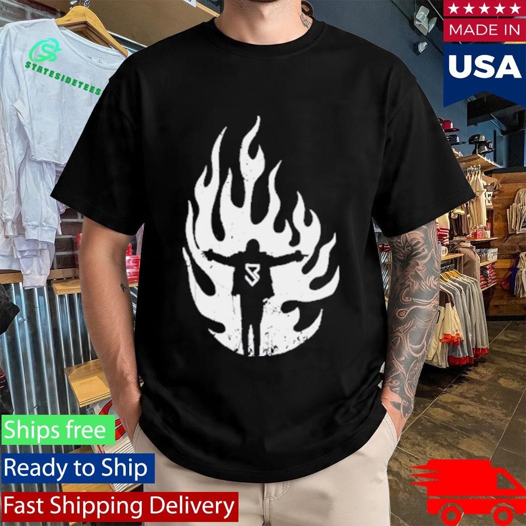 Seth Rollins Flames Shirt Unisex , , , Long Sleeve Tee