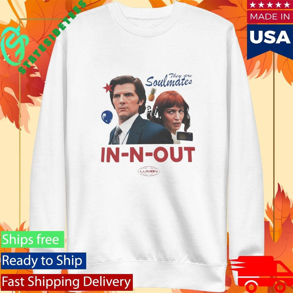Severance They are Soulmates In-N-Out Shirt Unisex , , , Long Sleeve Tee