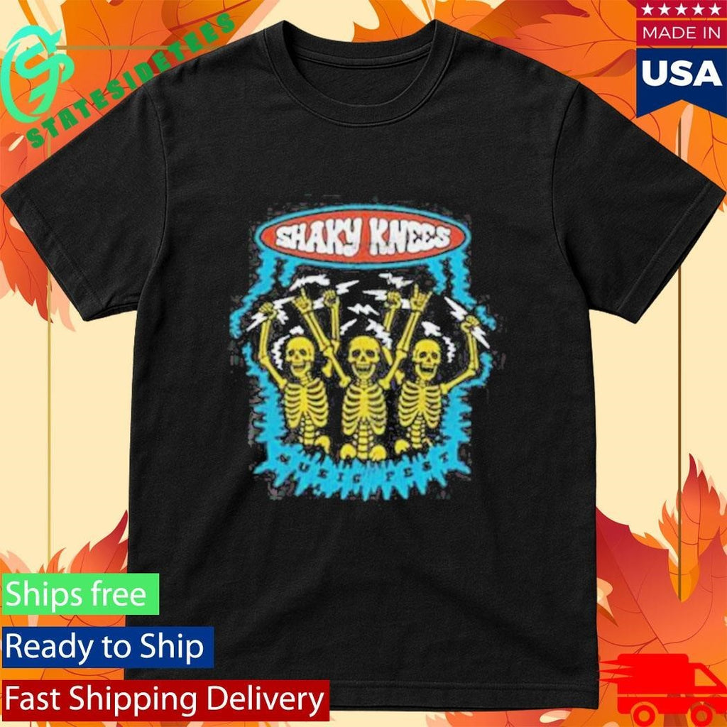 Shaky Knees Electric Skeleton Shirt Unisex , , , Long Sleeve Tee