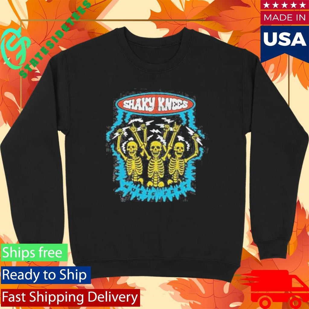 Shaky Knees Electric Skeleton Shirt Unisex , , , Long Sleeve Tee