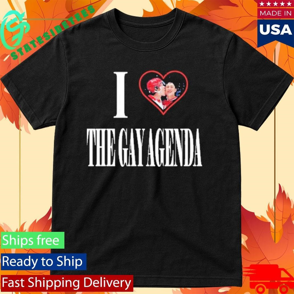 Shane And Ilya I Love The Gay Agenda Shirt Unisex , , , Long Sleeve Tee