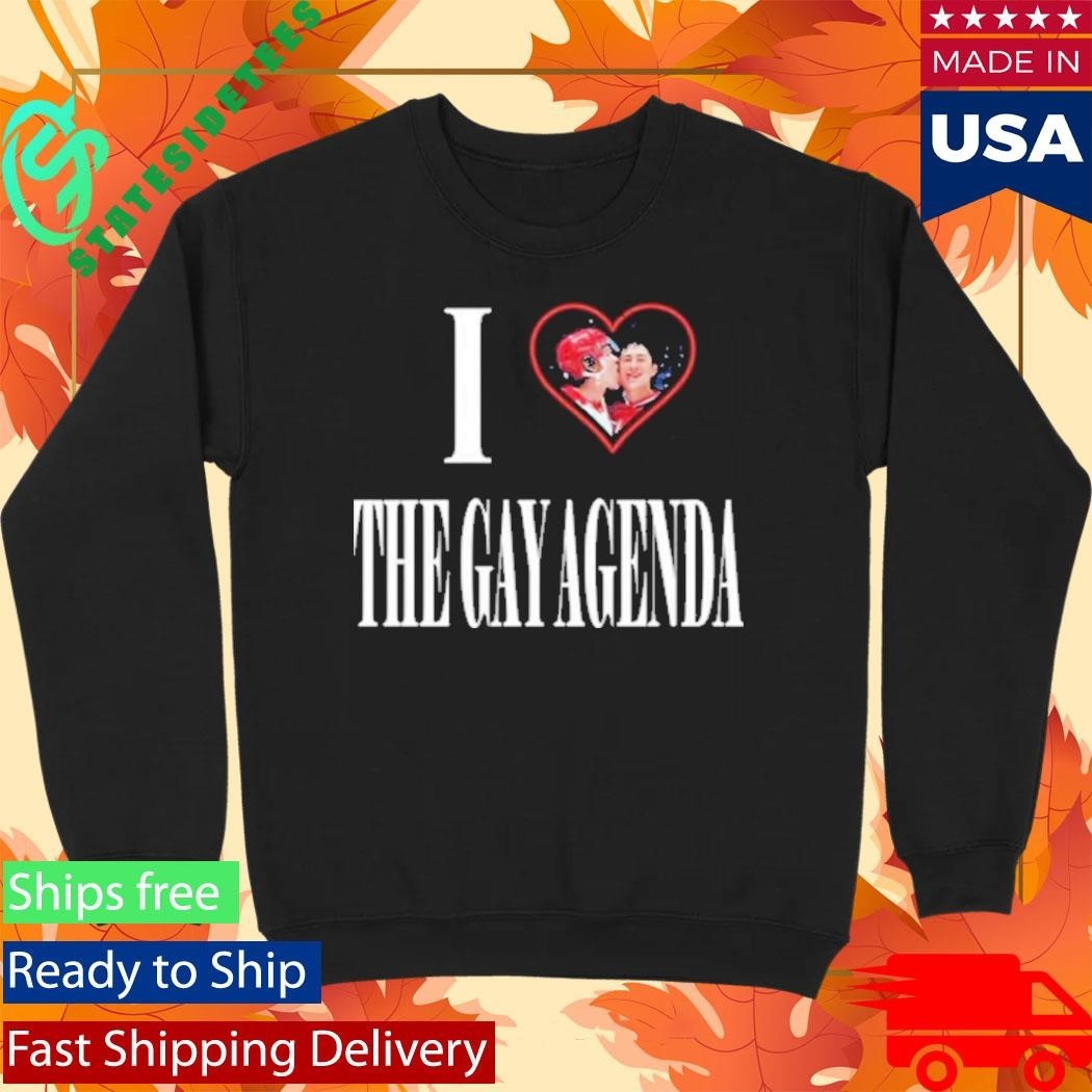 Shane And Ilya I Love The Gay Agenda Shirt Unisex , , , Long Sleeve Tee