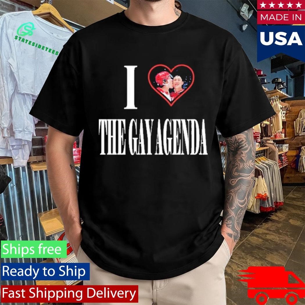 Shane And Ilya I Love The Gay Agenda Shirt Unisex , , , Long Sleeve Tee