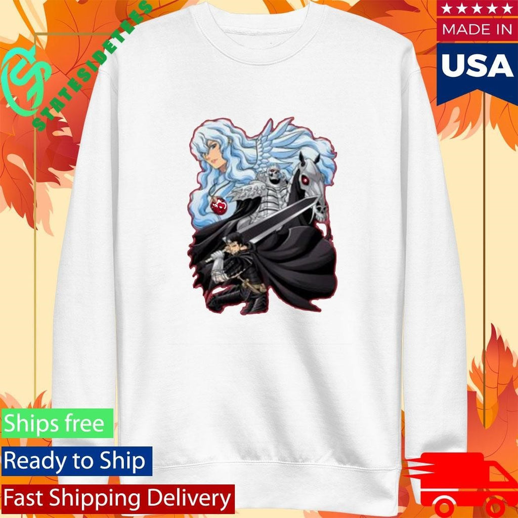 Shark Robot Black Swordsman Shirt Unisex , , , Long Sleeve Tee