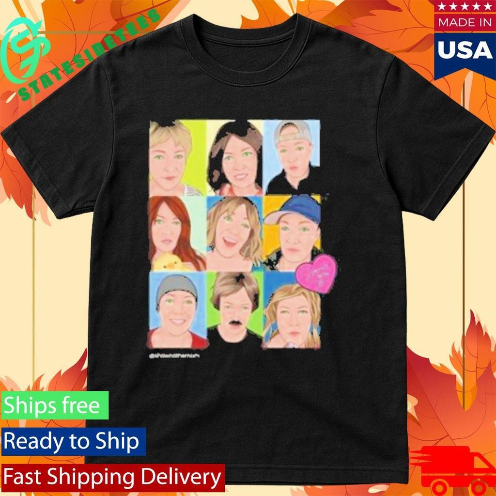 Shawna The Mom Shawnaverse Grid Shirt Unisex , , , Long Sleeve Tee