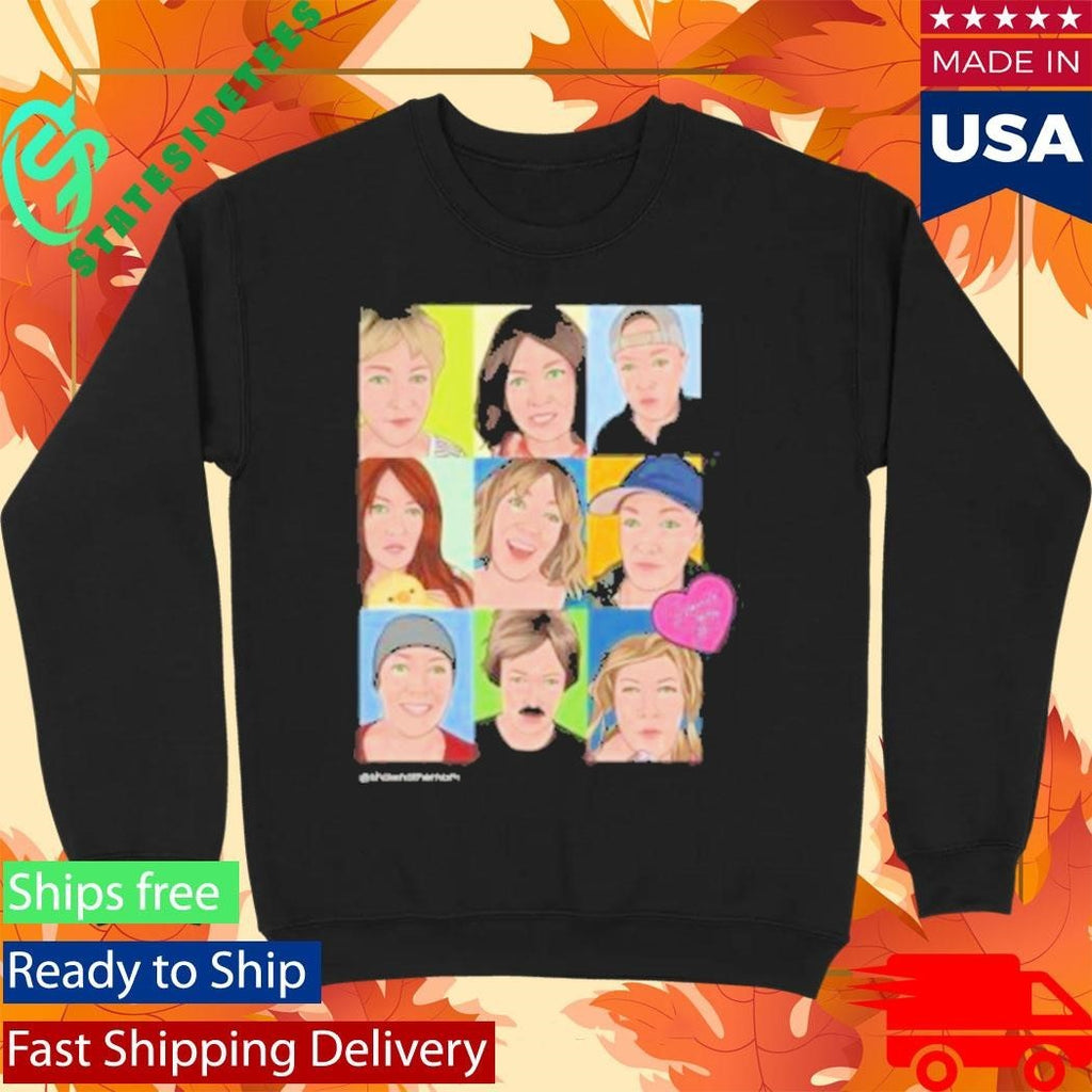 Shawna The Mom Shawnaverse Grid Shirt Unisex , , , Long Sleeve Tee
