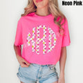 Shells & Bows Monogram Comfort Colors 'NLB' T-Shirts
