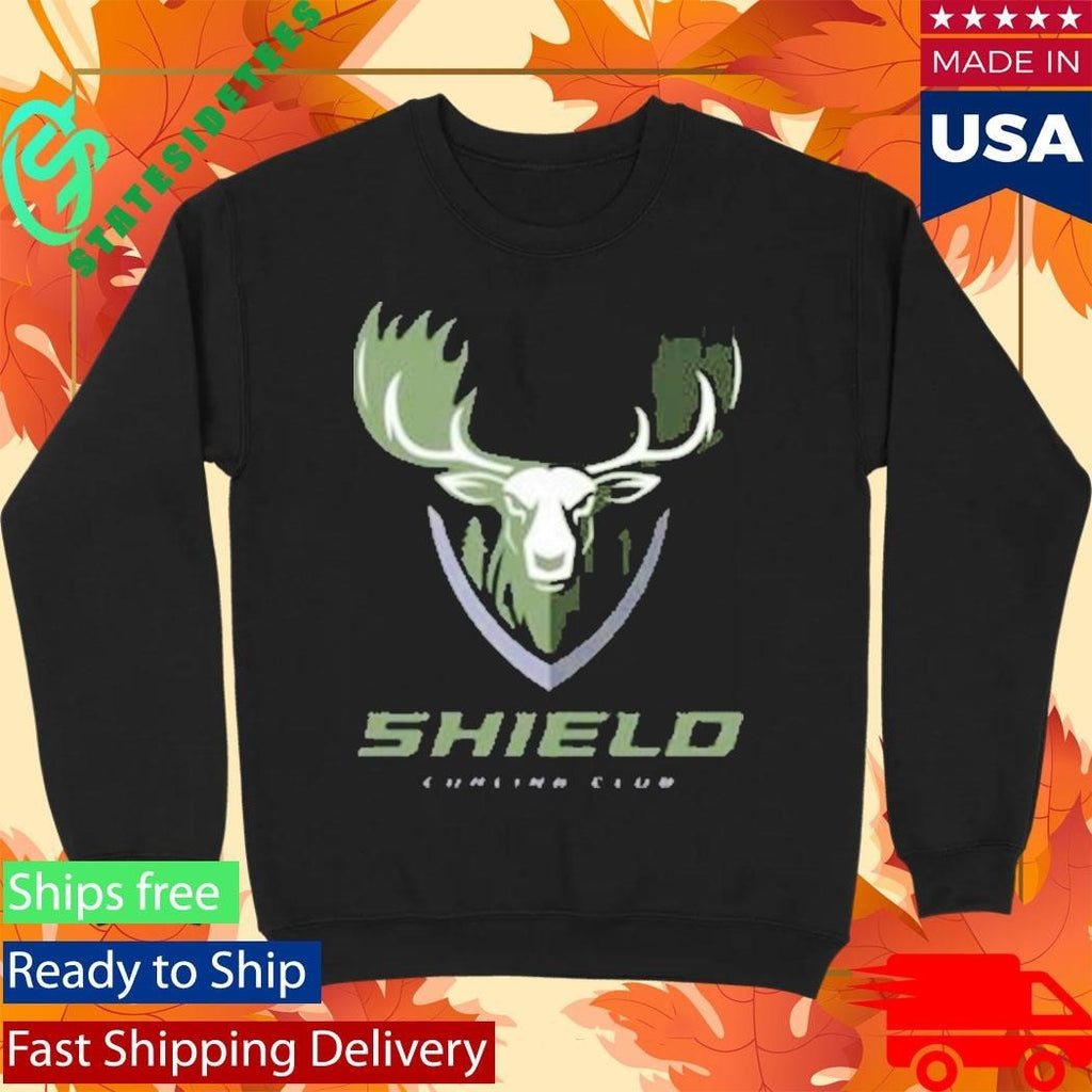 Shield Curling Club Logo Shirt Unisex , , , Long Sleeve Tee