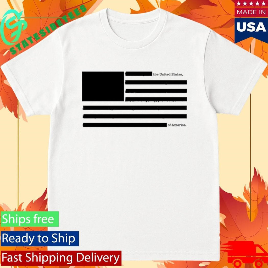 Shing02 Redacted Preamble White Shirt Unisex , , , Long Sleeve Tee