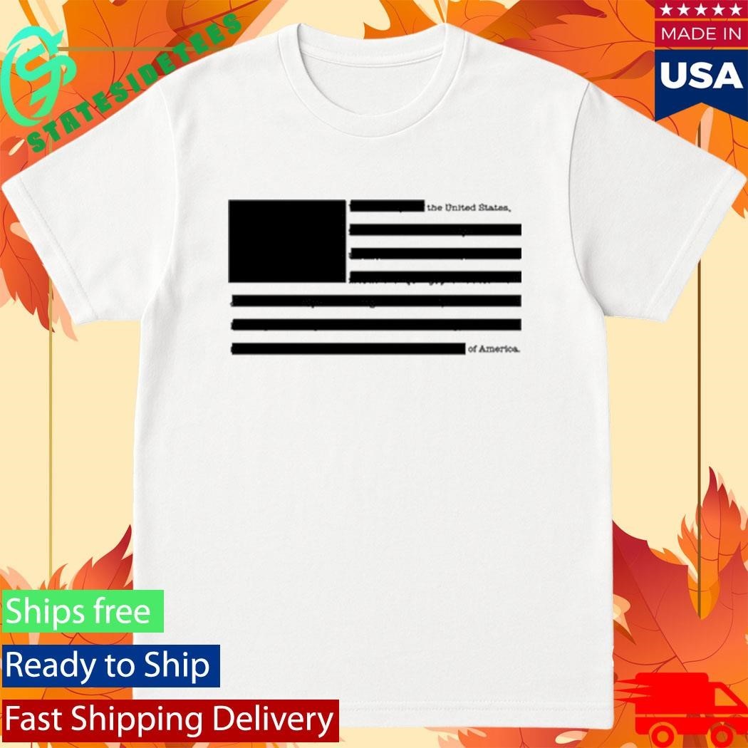 Shing02 Redacted Preamble White Shirt Unisex , , , Long Sleeve Tee