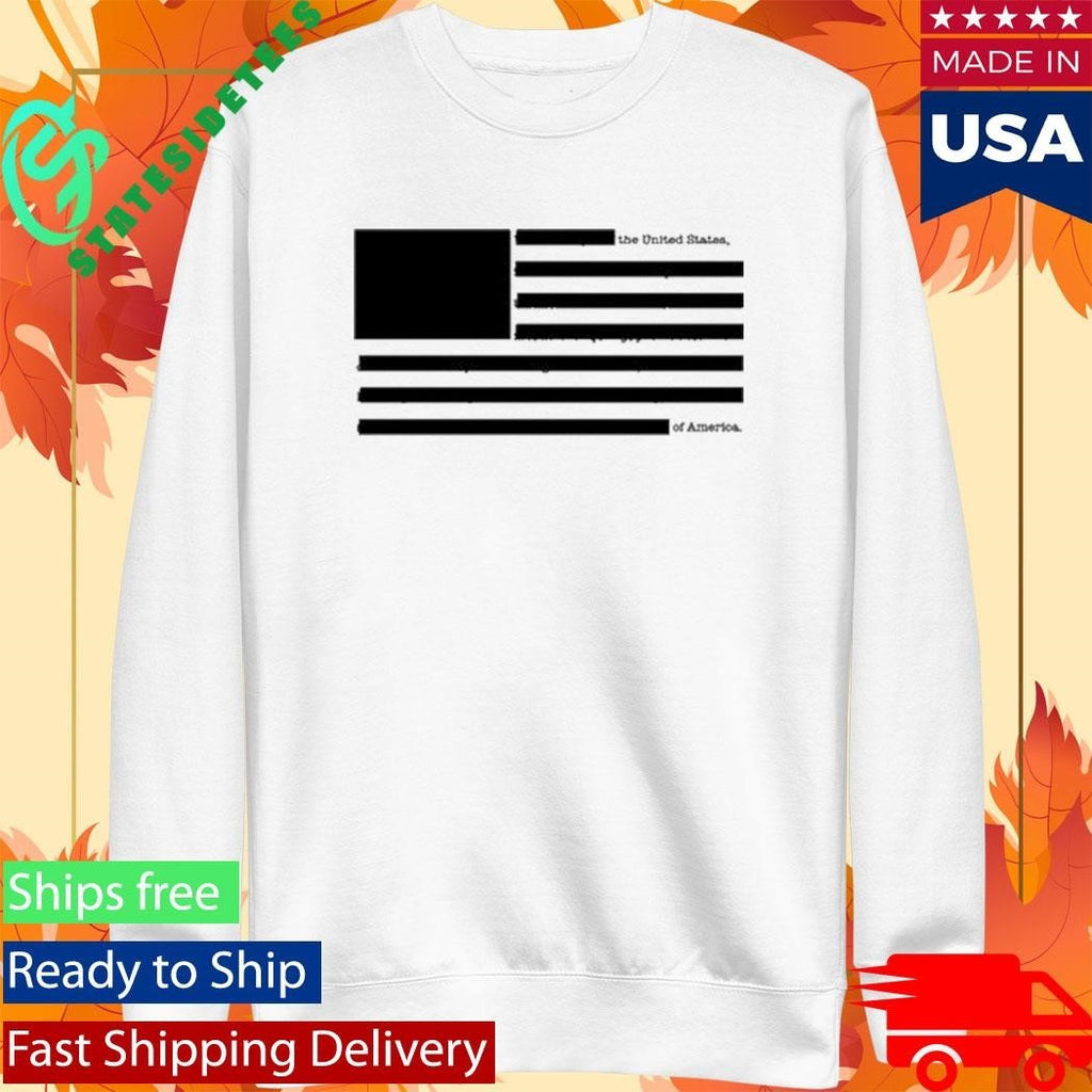 Shing02 Redacted Preamble White Shirt Unisex , , , Long Sleeve Tee