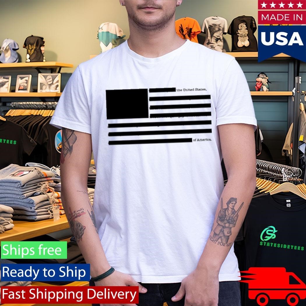 Shing02 Redacted Preamble White Shirt Unisex , , , Long Sleeve Tee