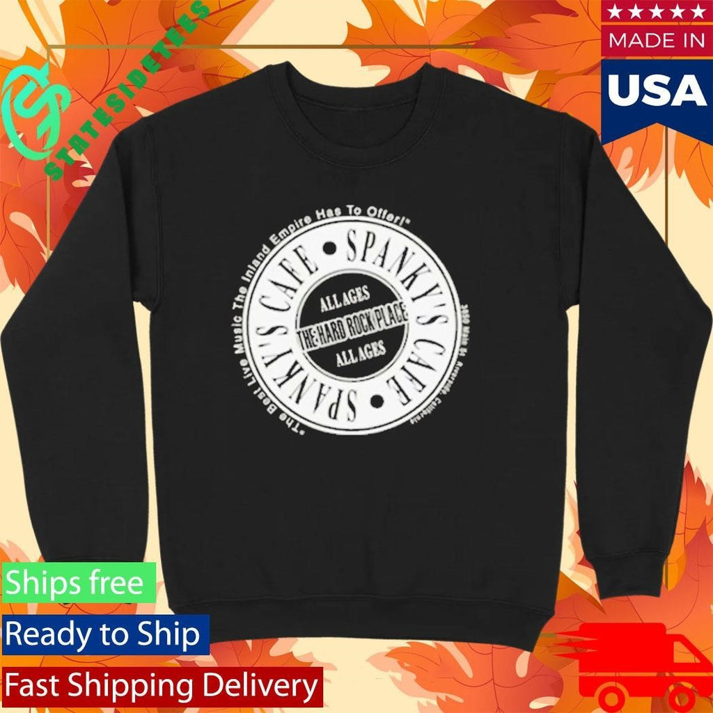Showcase Theatre Spanky’s Black Circle Logo Unisex , , , Long Sleeve Tee