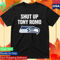 Shut Up Tony Romo Seahawks Shirt Unisex , , , Long Sleeve Tee